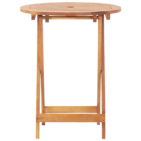 3 Piece Bistro Set Poly Rattan And Solid Wood