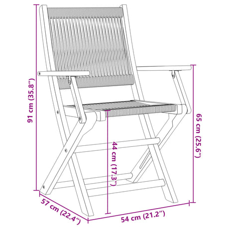 3 Piece Bistro Set Polypropylene And Solid Wood