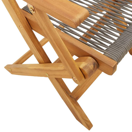 3 Piece Bistro Set Polypropylene And Solid Wood