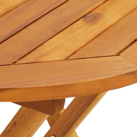 3 Piece Bistro Set Polypropylene And Solid Wood