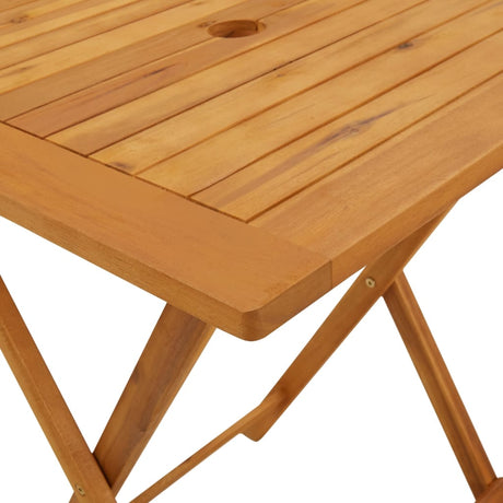 3 Piece Bistro Set Fabric And Solid Wood