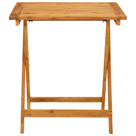 3 Piece Bistro Set Polypropylene And Solid Wood