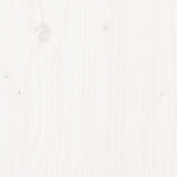 Garden Planter White 100x100x46 cm Solid Wood Pine