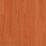 Garden Planter Wax Brown 110x110x46 cm Solid Wood Pine