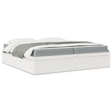 Bed With Mattress Super King Solid Wood Pine