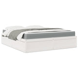 Bed With Mattress Super King Solid Wood Pine