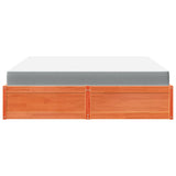 Bed With Mattress Super King Solid Wood Pine