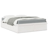 Bed With Mattress Super King Solid Wood Pine
