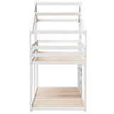 Bunk Bed Without Mattress Solid Wood Pine