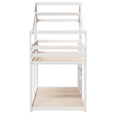 Bunk Bed Without Mattress Solid Wood Pine