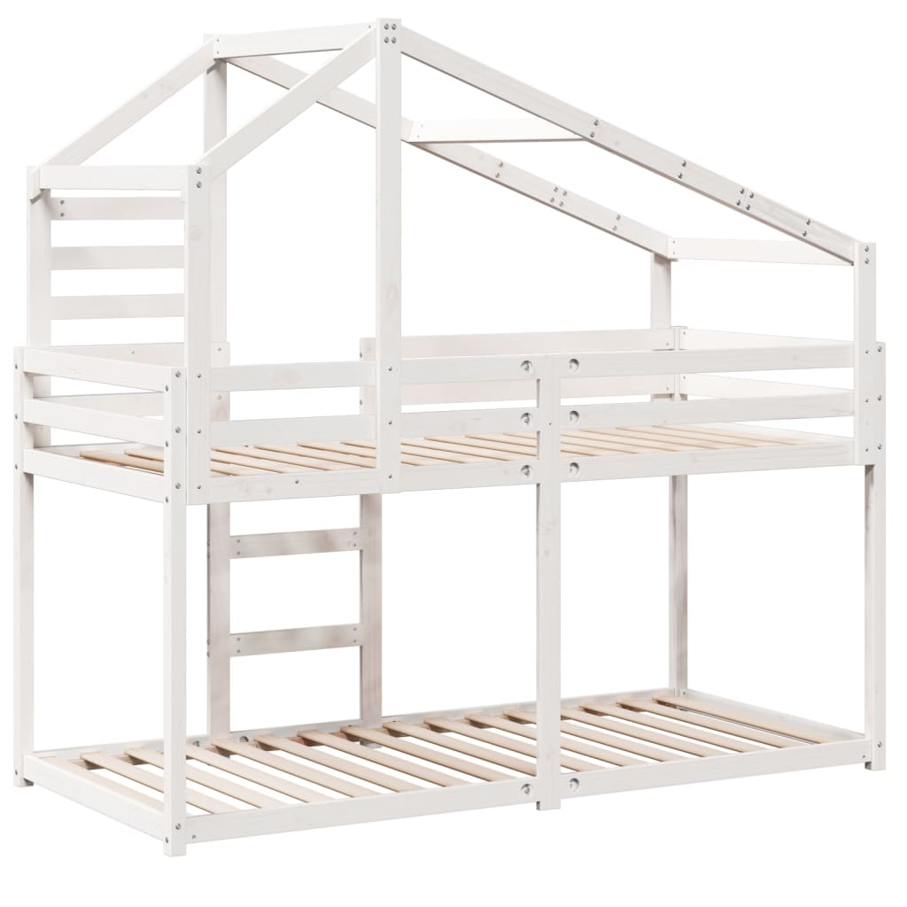 Bunk Bed Without Mattress Solid Wood Pine
