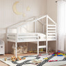 High Sleeper Bed Without Mattress Solid Wood Pine