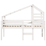 High Sleeper Bed Without Mattress Solid Wood Pine