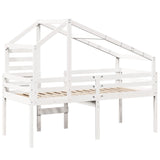 High Sleeper Bed Without Mattress Solid Wood Pine
