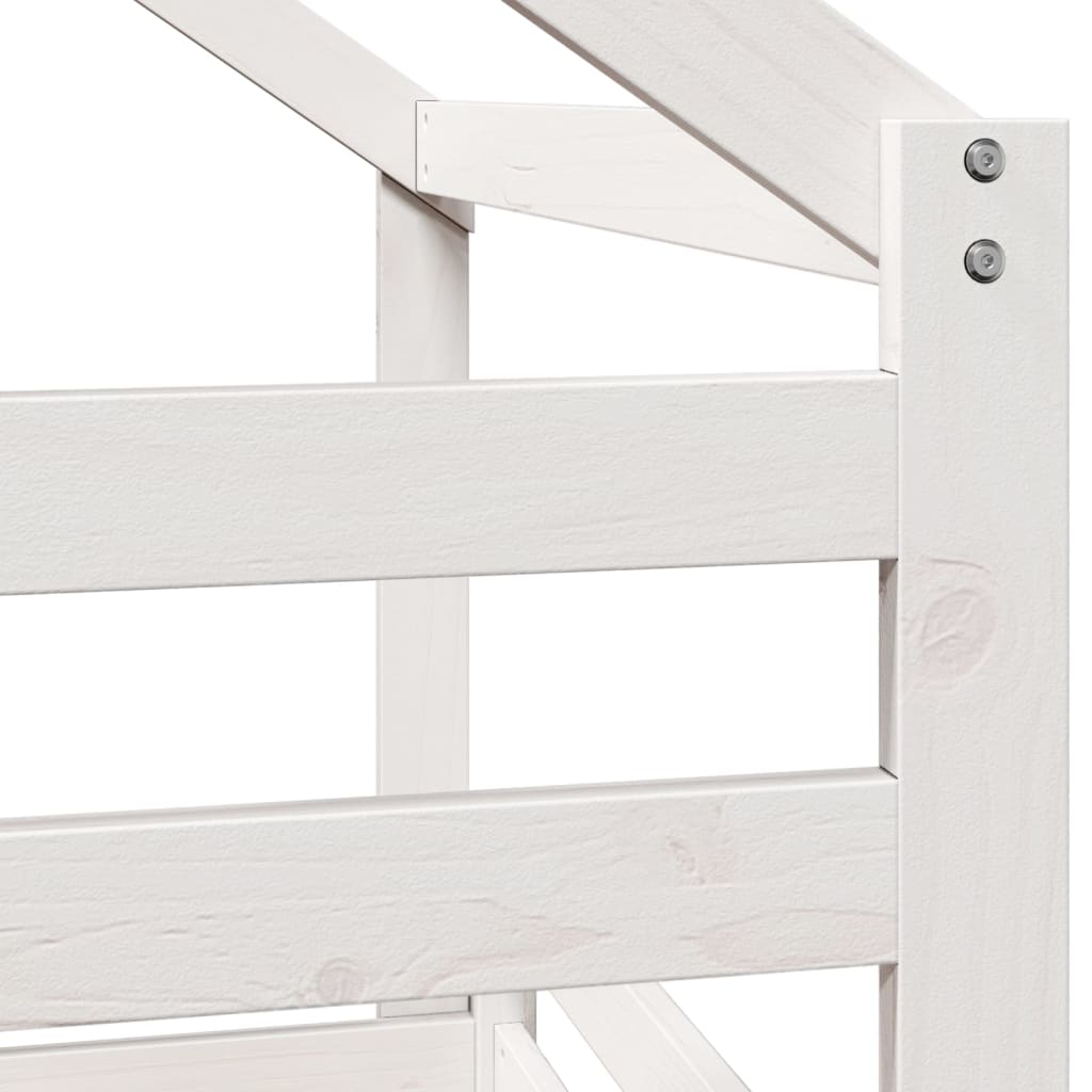 High Sleeper Bed Without Mattress Solid Wood Pine