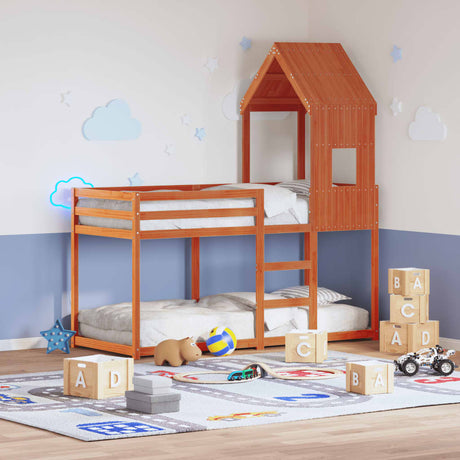 Bunk Bed Without Mattress Solid Wood Pine
