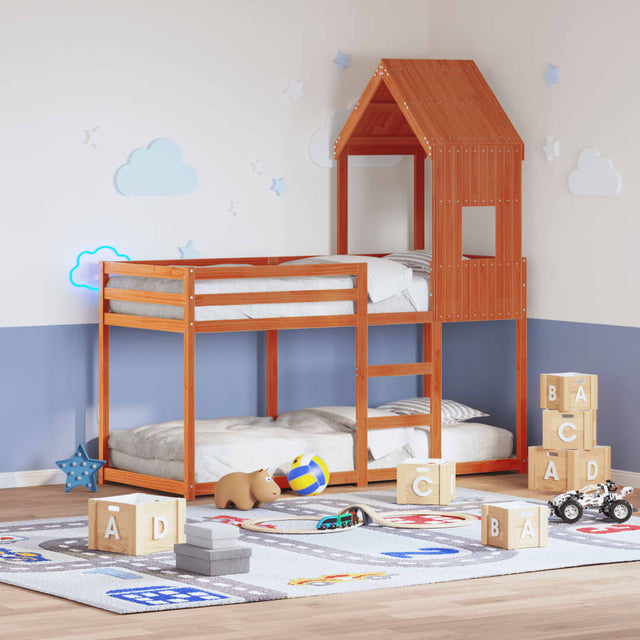 Bunk Bed Without Mattress Solid Wood Pine
