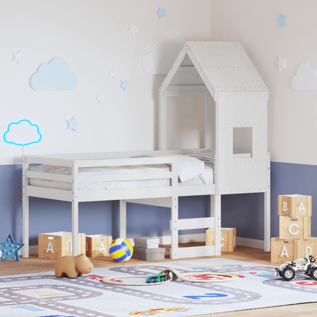 High Sleeper Bed Without Mattress Small Single Solid Wood Pine