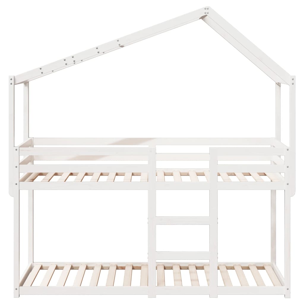 Bunk Bed Without Mattress Solid Wood Pine