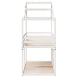 Bunk Bed Without Mattress Solid Wood Pine