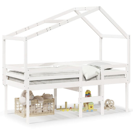 High Sleeper Bed Without Mattress Solid Wood Pine