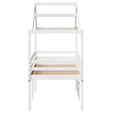 High Sleeper Bed Without Mattress Solid Wood Pine