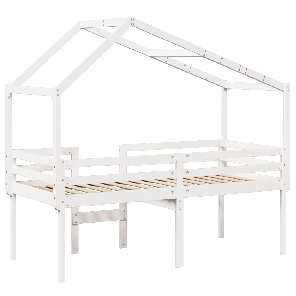 High Sleeper Bed Without Mattress Solid Wood Pine
