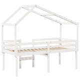 High Sleeper Bed Without Mattress Solid Wood Pine