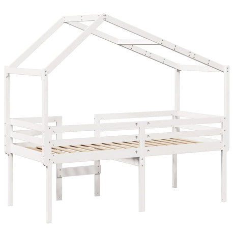 High Sleeper Bed Without Mattress Solid Wood Pine