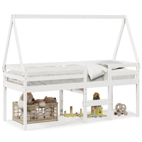 High Sleeper Bed Without Mattress Solid Wood Pine