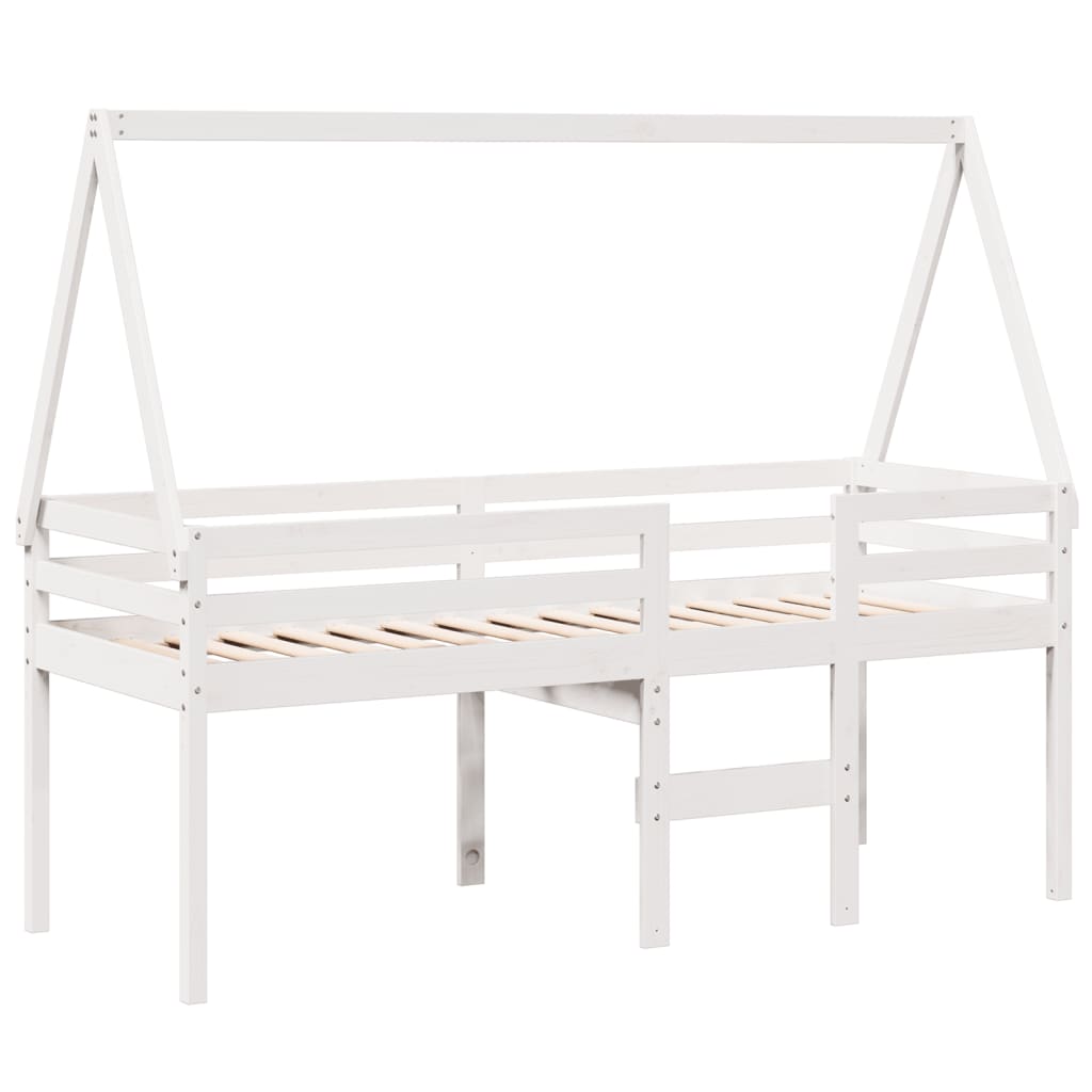 High Sleeper Bed Without Mattress Solid Wood Pine
