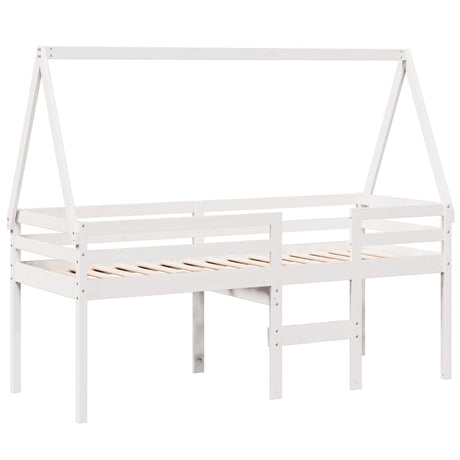 High Sleeper Bed Without Mattress Solid Wood Pine