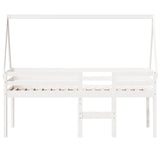 High Sleeper Bed Without Mattress Solid Wood Pine
