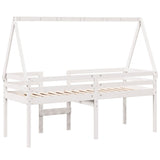 High Sleeper Bed Without Mattress Solid Wood Pine