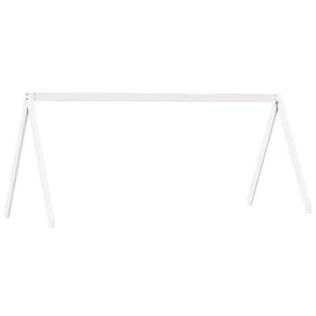 Loft Bed With Ladder And Roof Without Mattress