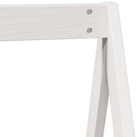 Loft Bed With Ladder And Roof Without Mattress
