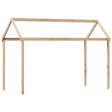 Bunk Bed Without Mattress Single Solid Wood Pine