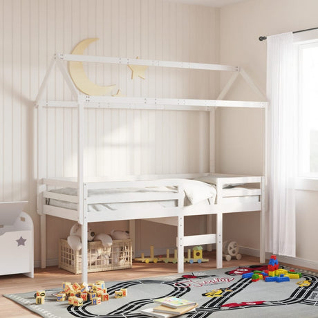 High Sleeper Bed Without Mattress Solid Wood Pine
