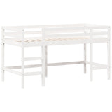 Loft Bed With Ladder And Roof Without Mattress
