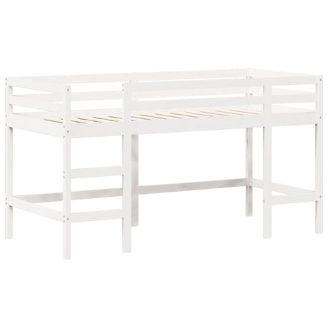 Loft Bed With Ladder And Roof Without Mattress