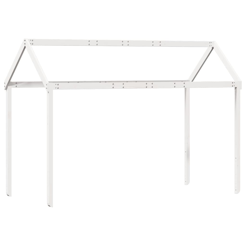 Loft Bed With Ladder And Roof Without Mattress