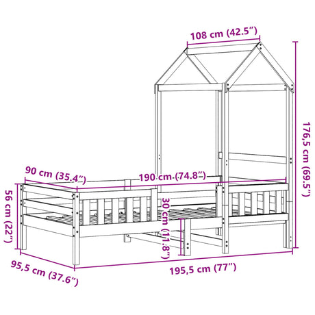 Bed Frame With Roof Without Mattress Single