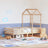 Bed Frame With Roof Without Mattress Single