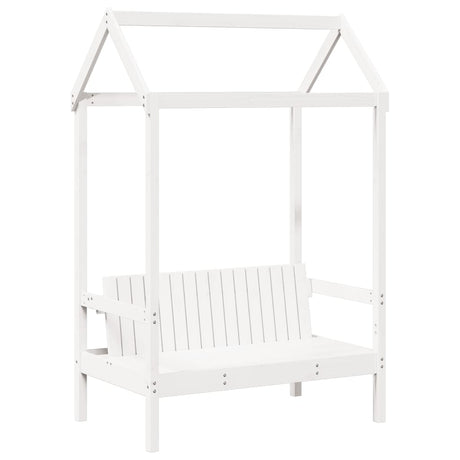 Bed And Bench Set With Roof Without Mattress Single
