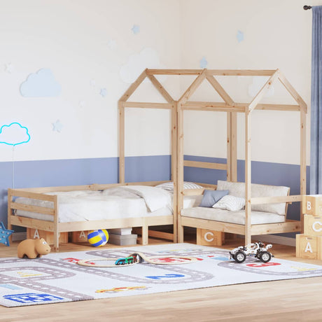 Day Bed And Bench Set With Roof Without Mattress
