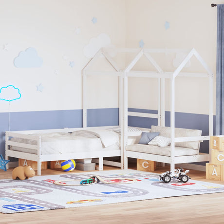 Day Bed And Bench Set With Roof Without Mattress