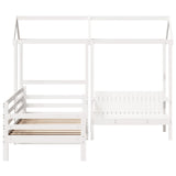 Day Bed And Bench Set With Roof Without Mattress