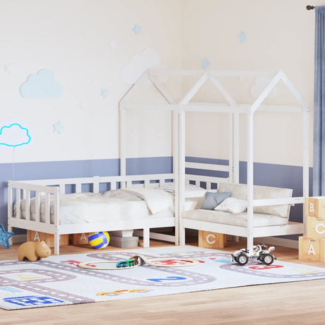 Day Bed And Bench Set With Roof Without Mattress Single