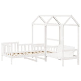 Day Bed And Bench Set With Roof Without Mattress Single