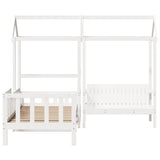 Day Bed And Bench Set With Roof Without Mattress Single